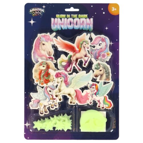 Amazing Cool unicorn glow in the dark set