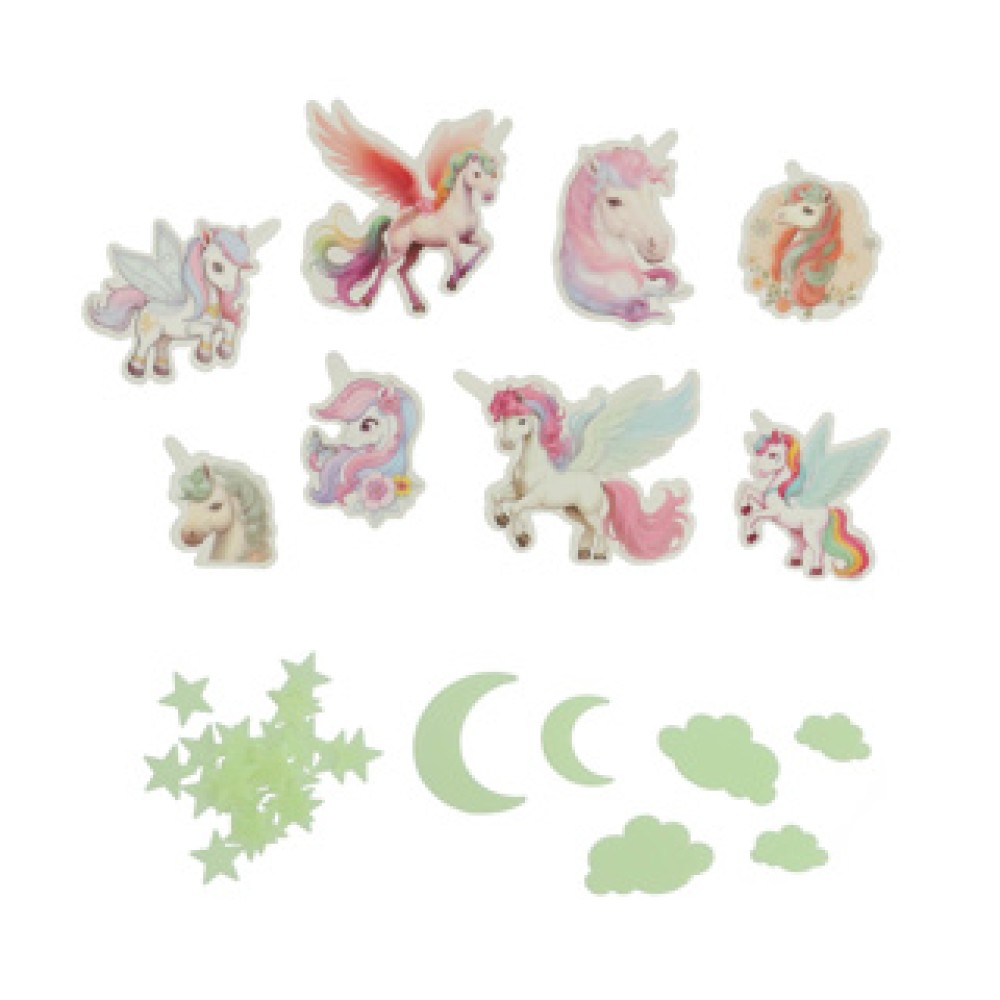 Amazing Cool unicorn glow in the dark set