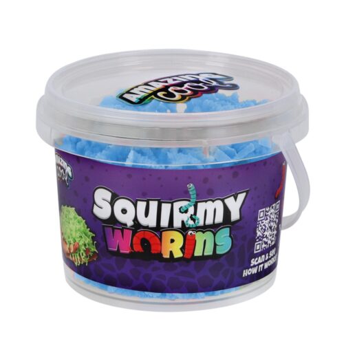 Amazing Cool Squirmy Worms in emmer 3 assorti (assortiment – willekeurige uitvoering)