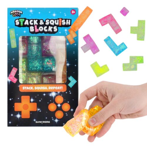 Amazing Cool Squishy kubussen 6 stuks