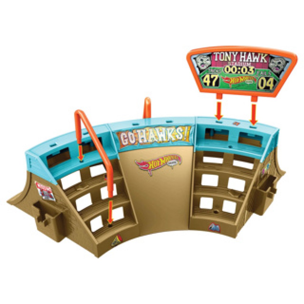 Hot Wheels Skate Drop In Skate Set Assortment (assortiment – willekeurige uitvoering)