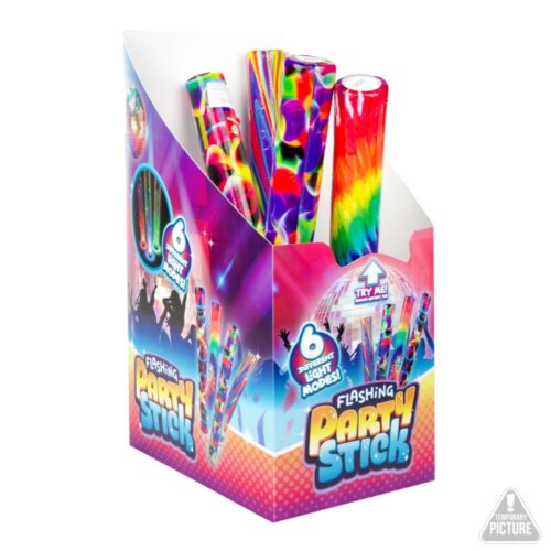 Party lichtstaaf kleuren 4 assorti (assortiment – willekeurige uitvoering)