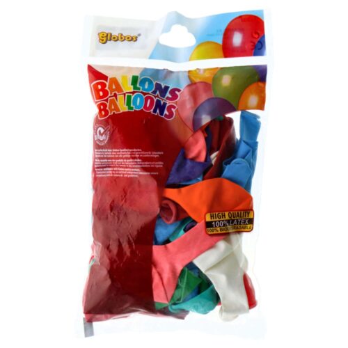 Ballon Kleuren 50 Stuks 26 Cm Assorti (assortiment – willekeurige uitvoering)