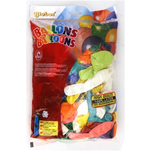 Ballon Kleuren 100 Stuks 31 Cm Assorti (assortiment – willekeurige uitvoering)