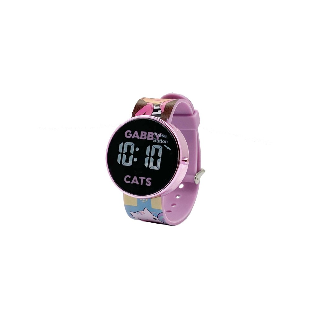 Gabby's Dollhouse Watch LED round, interchangeable battery
