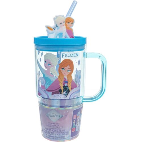Frozen drinkbeker met make-up set