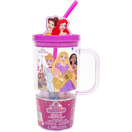 Disney Princess drinking cup with makeup set