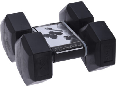 Dumbbell 2x 2kg cement