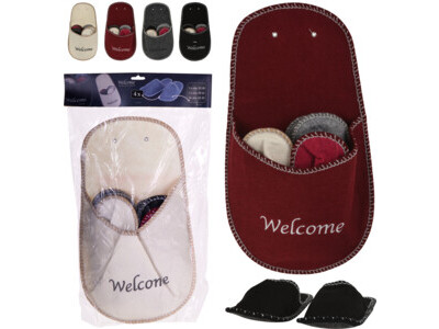 Slippers set van 9sts vilt
