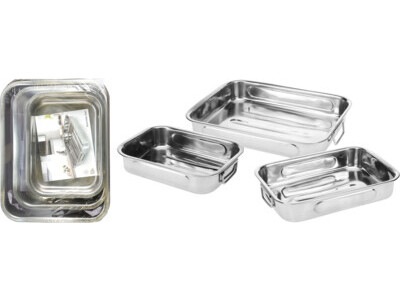 Braadslee rvs set 3sts