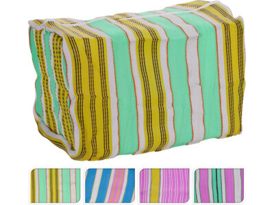 Make-up tas nylon 30x18cm 4ass