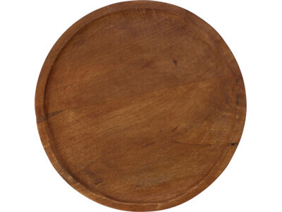 Onderbord 28cm walnoot