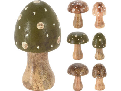 Paddenstoel 7x10cm 6ass
