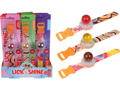 Lick and shine watch lollipop
