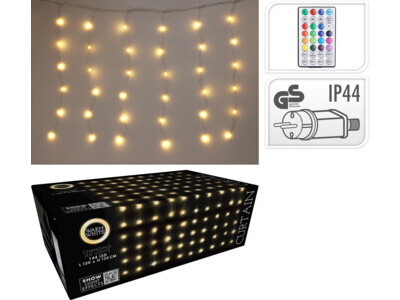 Gordijn verlichting 144led ww