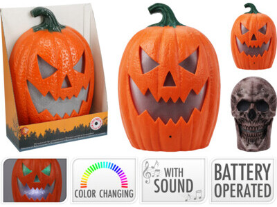 Halloweenmasker led met geluid