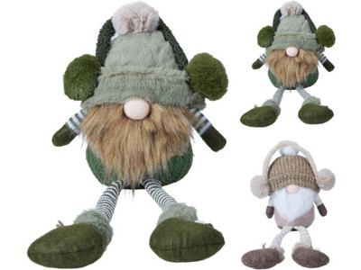 Gnome zittend 45cm 2ass kleur
