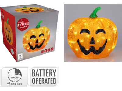 Pumpkin acrylic 50led 25cm