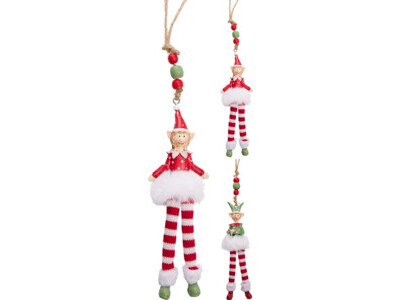 Elf hangdeco 7cm 2ass design