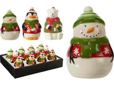Kerstfiguur 9cm 3ass design