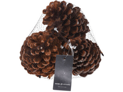 Dennenappel naturel set 3sts