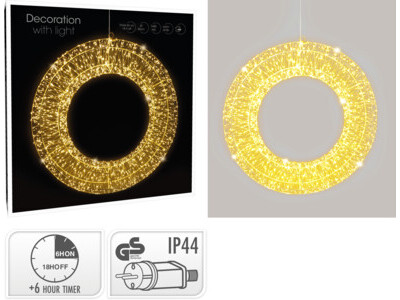 Ring 50cm 1440led warm wit