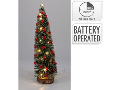 Boom 20led 40cm goud glitter