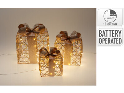 Cadeauset met led champagne go