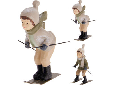 Skieer kind 8x5x14cm 2ass