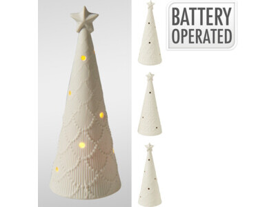 Christmas tree 18cm 3ass design