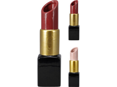 Lipstick vase 28cm 2ass kl