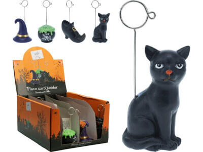Naamkaarthouder halloween 13cm
