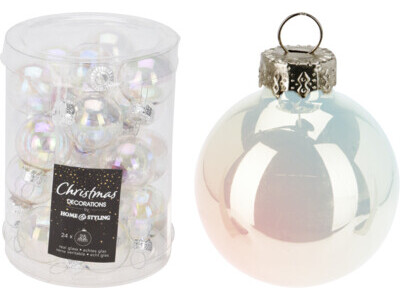 Christmas ball 25mm s24 irridescent