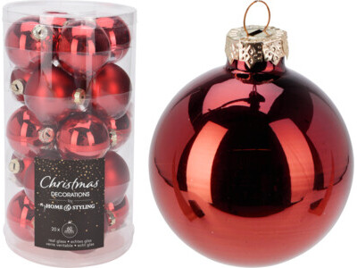 Christmas ball 60mm s20 red