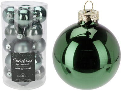 Kerstbal 60mm s20 groen