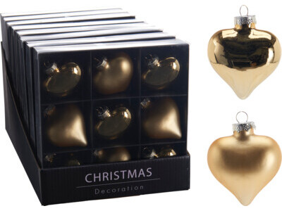Hart 75mm glas 9s goud