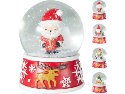 Waterbal 65mm kerst 4ass