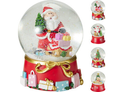 Waterbal 100mm kerst 4ass