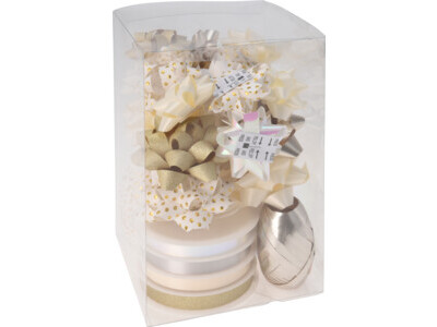 Verpakkings deco set strik en
