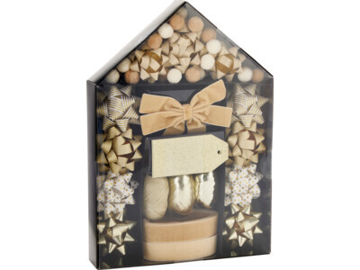 Verpakking deco set goud