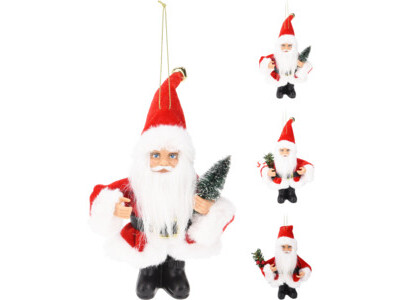 Mini Santa Claus hanging deco 13cm