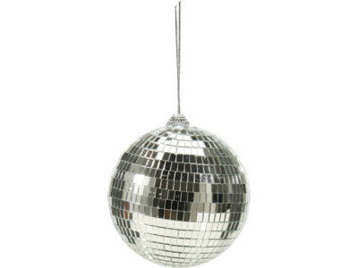Mirror Ball 120mm Silver