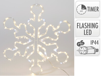 Sneeuwvlok met 100led