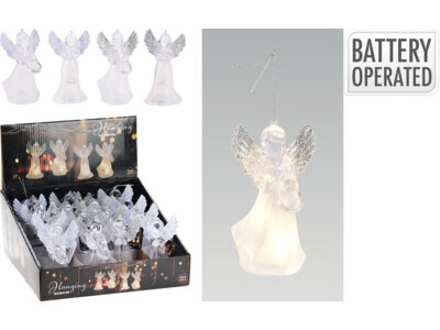 Hangdeco angel led 11cm 4ass