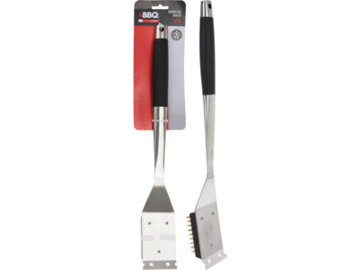 Bbq borstel rvs l46cm
