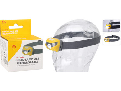 Shell headlight with charger