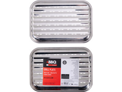 Bbq grill plate stainless steel
