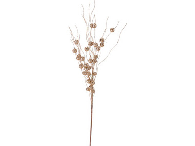 Christmas branch 58cm Champagne