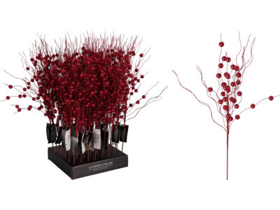 Christmas branch 58cm red