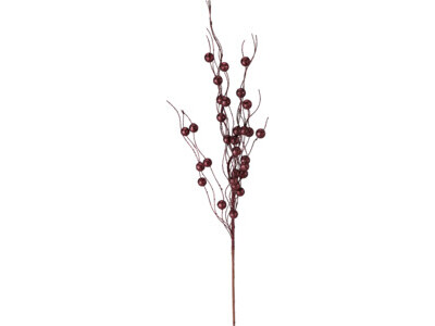 Kersttak 58cm burgundy